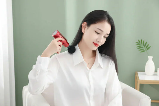 Melt away shoulder tension in seconds — with LULIQUA's Mini Massage Gun.