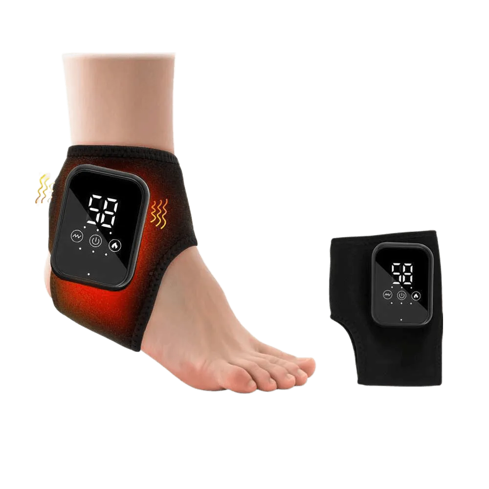 Best Ankle Massager with Heat Therapy for Pain Relief | Rechargeable & Portable