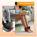| Best cordless  Ankle Massager with Heat Therapy for Pain Relief | Rechargeable & Portable 