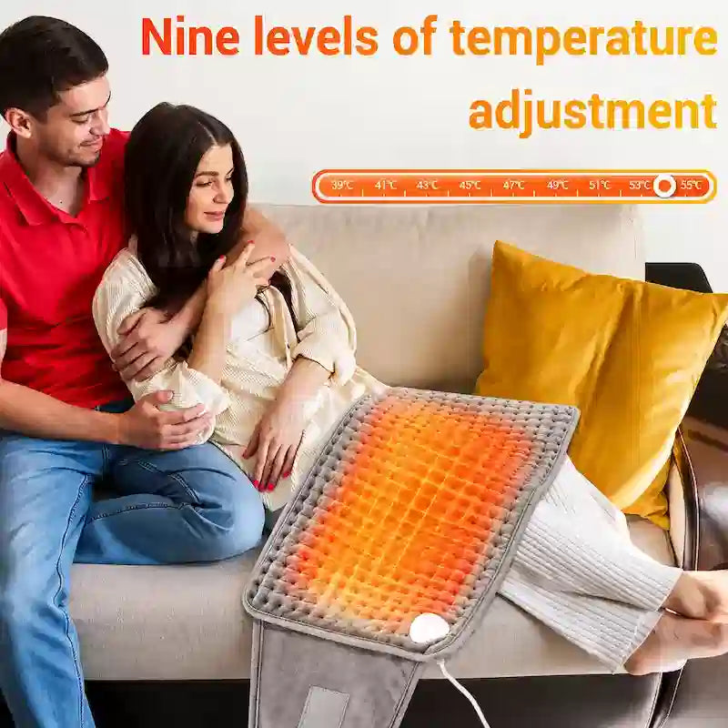 Luliqua ThermoWaist 9 heat levels temperature adjustment - precise control from 39°C to 55°C (102°F to 131°F) for customized heat therapy comfort
