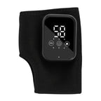 Black Best Ankle Massager with Heat Therapy for Pain Relief | Rechargeable & Portable with a digital display 