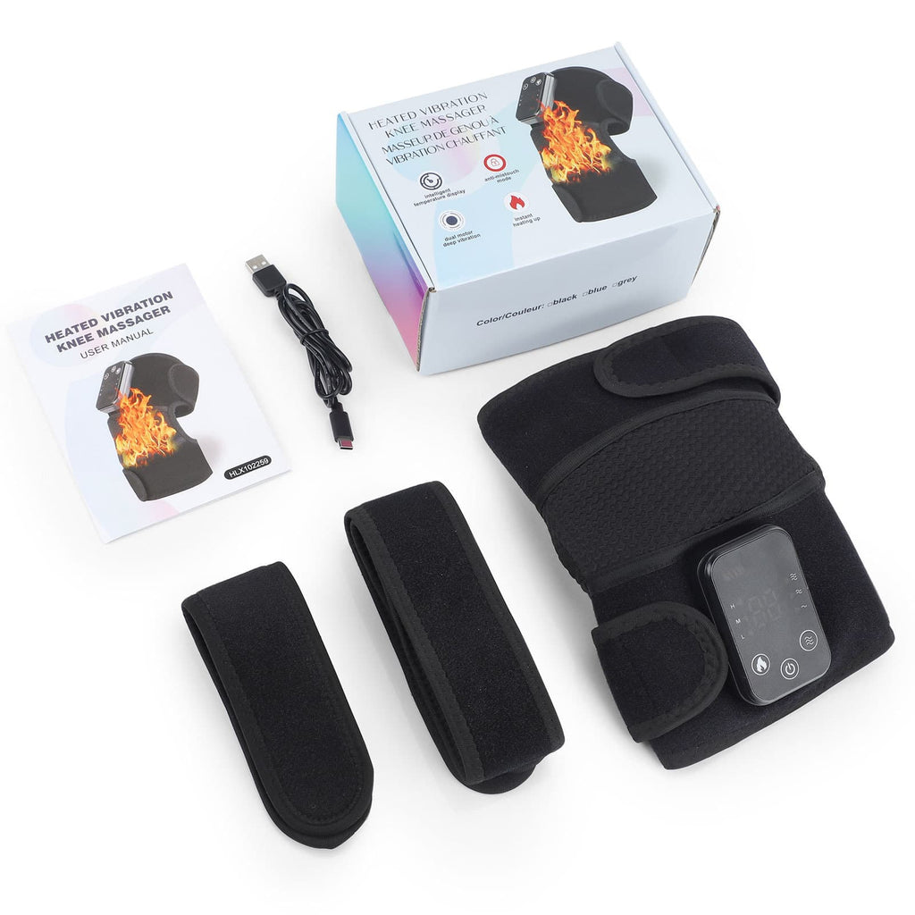 Luliqua FlexiWrap™ Cordless Heated Vibration Wrap – Multi-Use for Shoulder, Knee & Leg