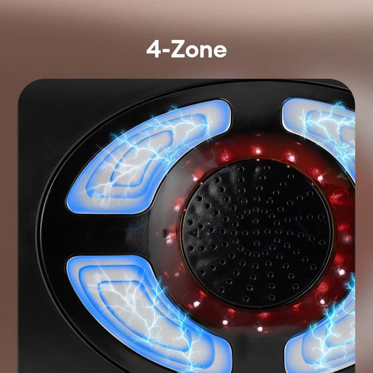 4-Zone Luliqua Lumber Traction with blue and red indicator lights on a brown background