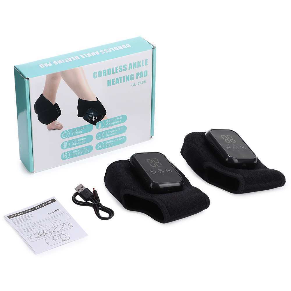 Luliqua Ankle Massager with heat therapy – rechargeable device for soothing ankle and foot pain relief