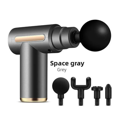 Best Gray Mini Portable Massage Gun for Muscle Recovery | Quiet & Compact