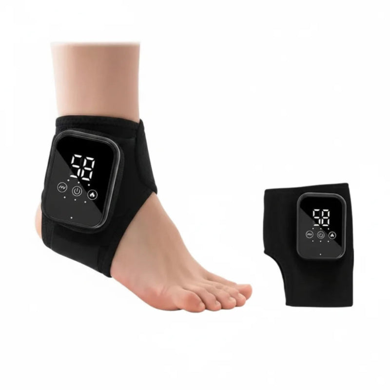 Best Ankle Massager with Heat Therapy for Pain Relief | Rechargeable & Portable